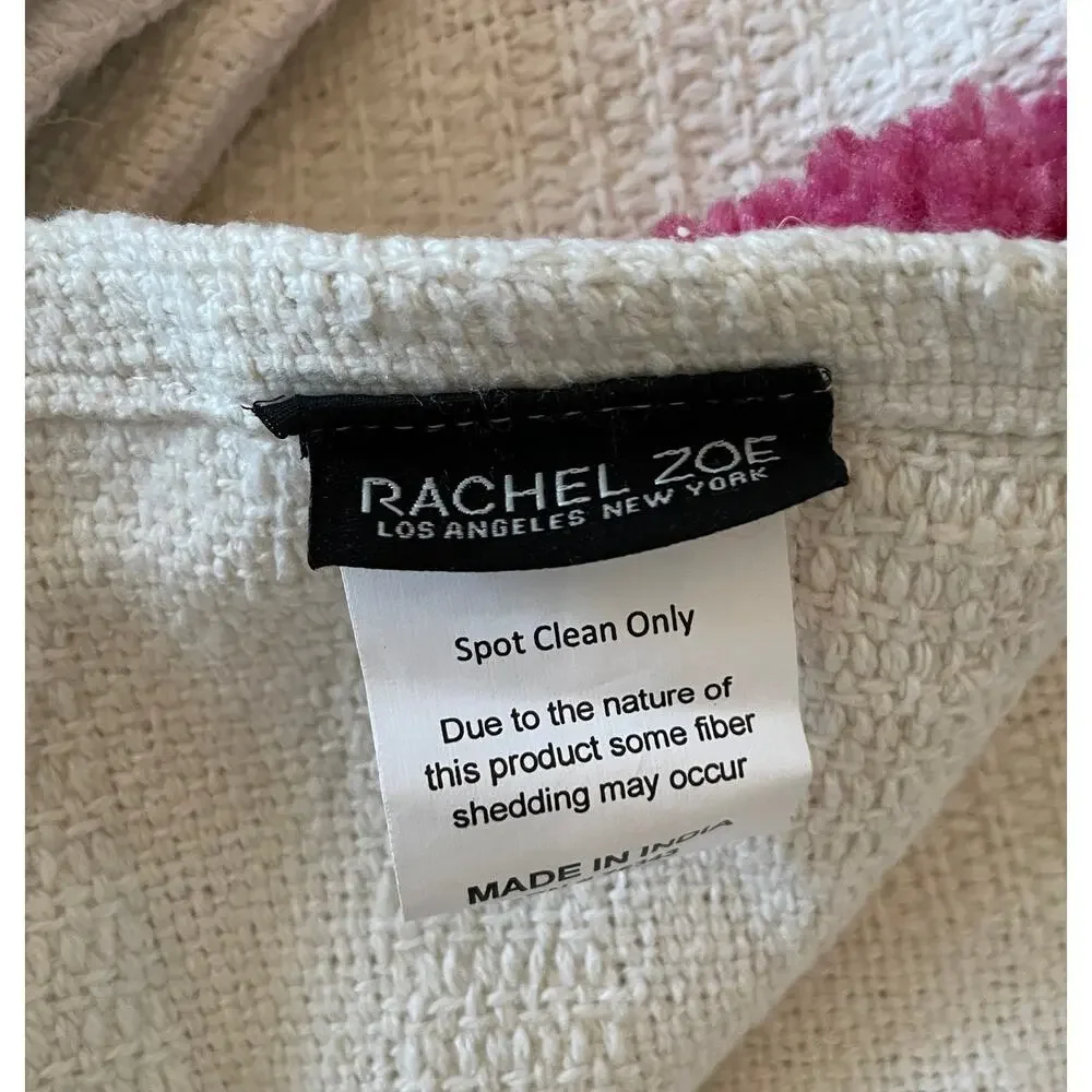 Rachel Zoe Pink Christmas Tree Throw Blanket 50x60 Holiday NEW
